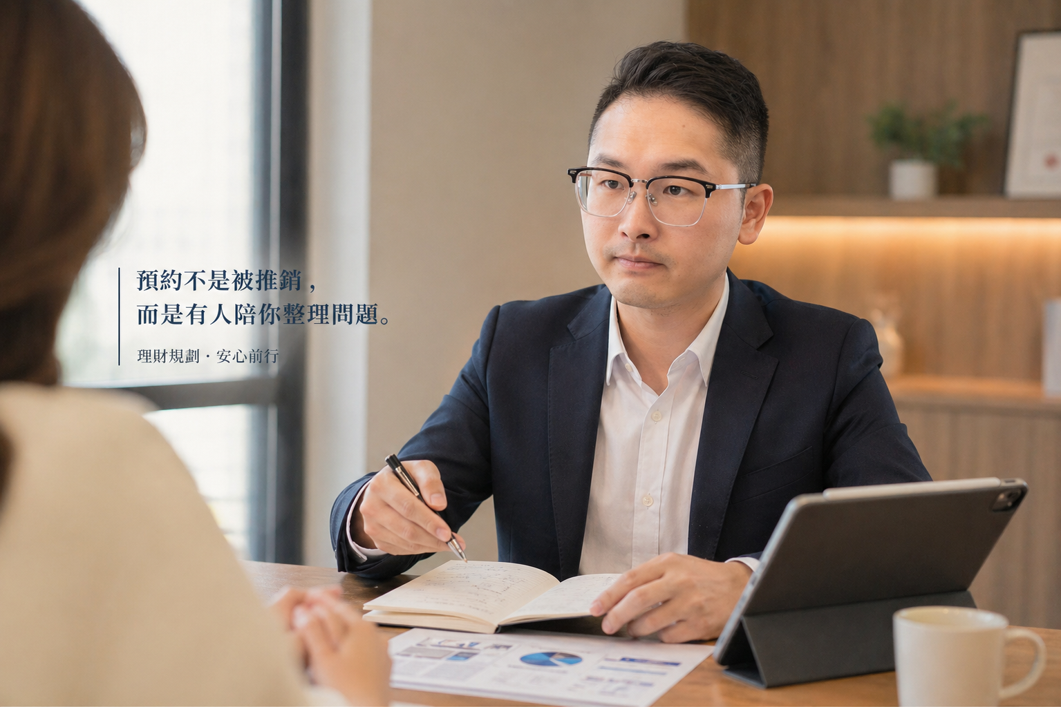 1 對 1 初步財務健檢 諮詢情境